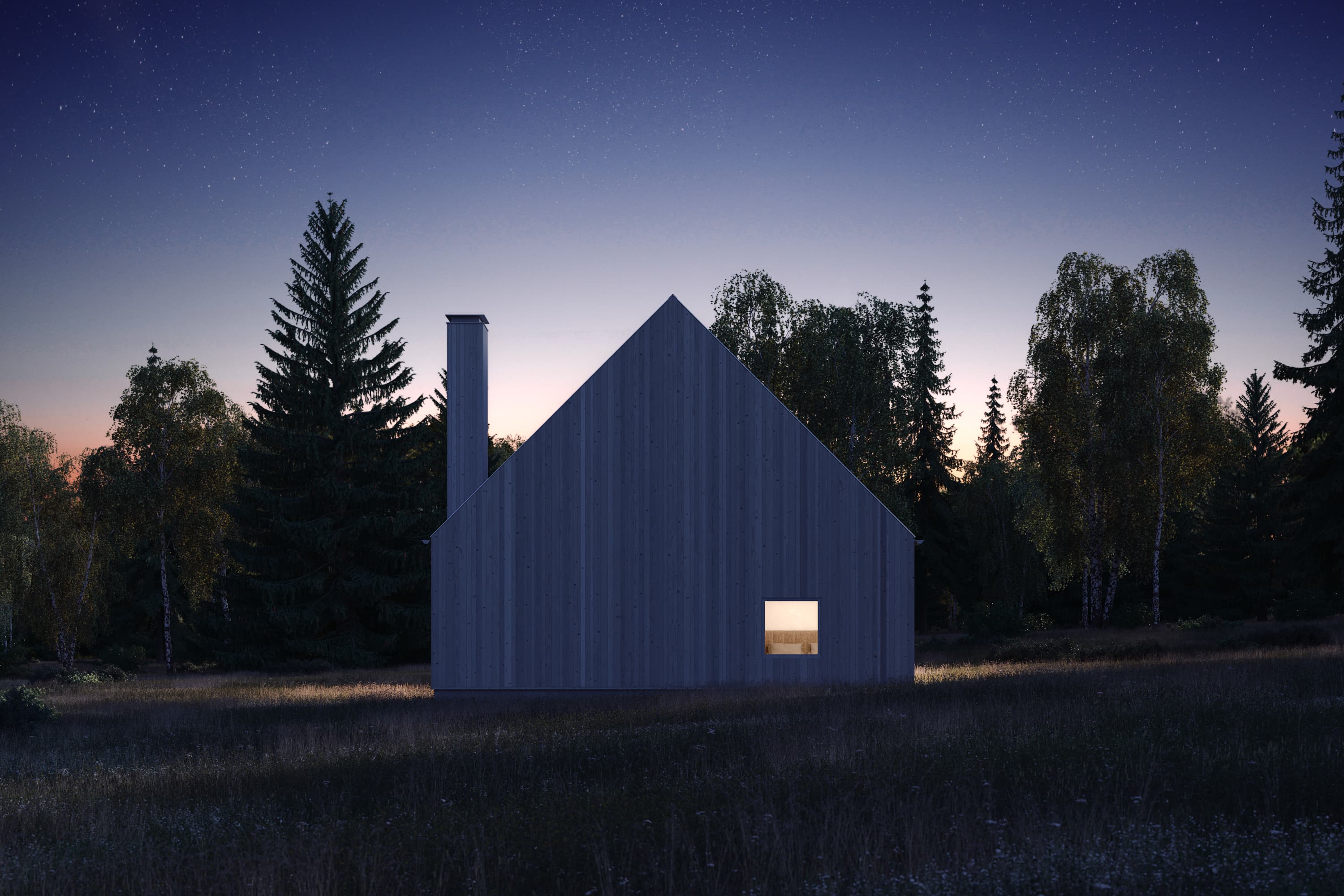 Teton Guesthouse Elevation